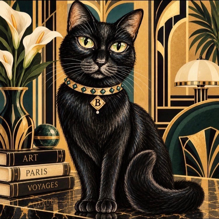 Bijou – Parisian Art Deco Cat Mug