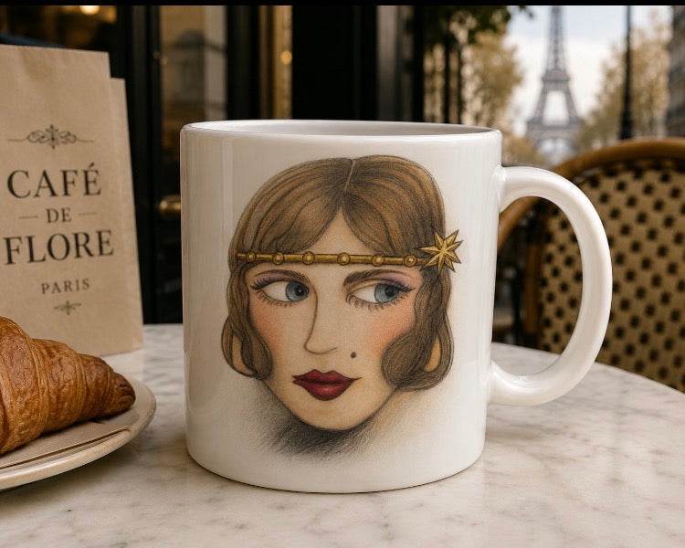 Lucienne - Parisian Art Deco Mug – Original Artist Design.